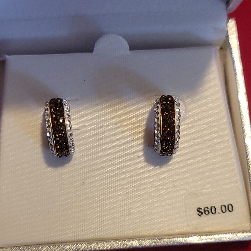 Crystal pnd Thailand  !earrings